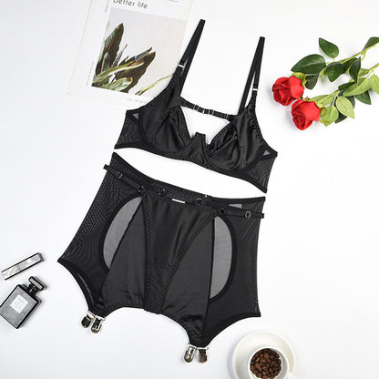 Milk Silk Hollowed Out Lingerie ShopWithASmile7.com