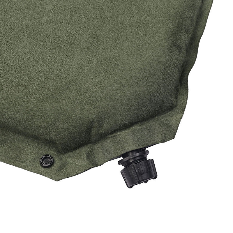 Suede Non-slip Auto-inflation Air Mattress Stitching Lunch Break