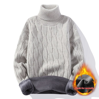 High Neck Velvet Thickening Thermal Sweater ShopWithASmile7.com
