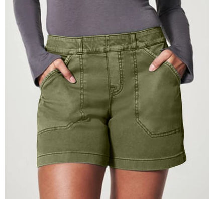 Women's High Waist Overalls Casual Pants Cotton And Linen Thin A- Line ShopWithASmile7.com