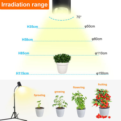 Plant Growth Lamp Household Tripod Full Light