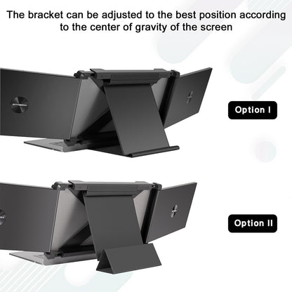Portable Mobile Phone and Laptop Display Screen, Multi-Device Compatible External Monitor, Lightweight 1080P Extended Screen with HDMI and Type-C Connectivity for Work and Travel