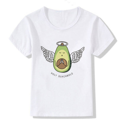 Kids Summer New Cute Vegan Boys Girls T Shirt ShopWithASmile7.com
