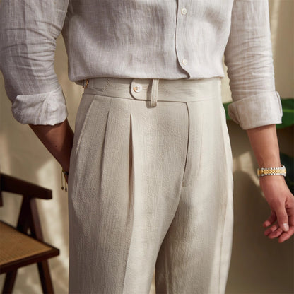 Business Casual Trousers Men's Commute Retro Easy Matching