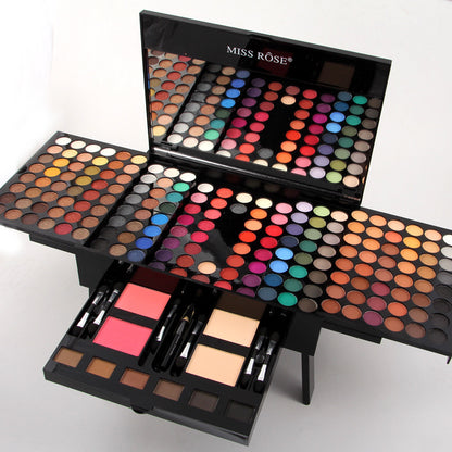 Piano-Shaped Makeup Palette – 180 Eyeshadows, Blush, & Contour Set