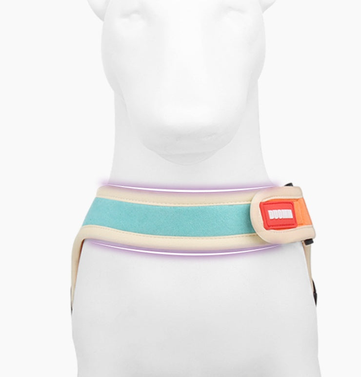 Suede Dog Harness Pet Supplies Leash ShopWithASmile.com