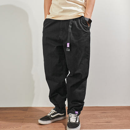 Loose Casual Pants Men's Pure Cotton Workwear Trousers