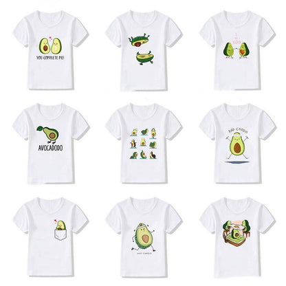 Kids Summer New Cute Vegan Boys Girls T Shirt ShopWithASmile7.com