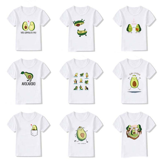 Kids Summer New Cute Vegan Boys Girls T Shirt ShopWithASmile7.com