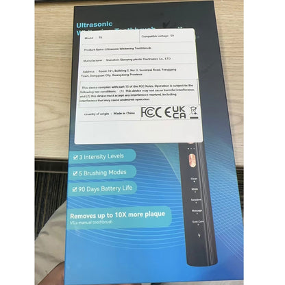 Aquasonic Black Series Ultra Whitening Toothbrush   ADA Approved Electric Toothbrush    8 Brush Heads    Travel Case   40.000 VPM Electric Motor    Wireless Charging  4 Modes With Smart Timer