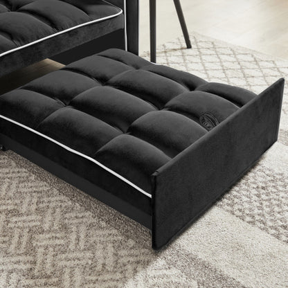 3-in-1 Convertible Sofa Bed Chair – Adjustable Backrest, Fold-Out Sleeper, & Chaise Lounge