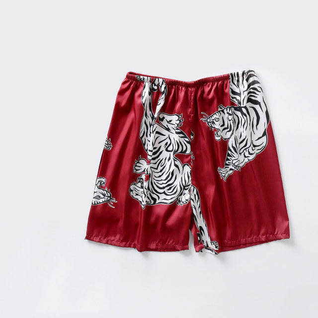 Five-Point Solid Color Smooth Boxer Briefs