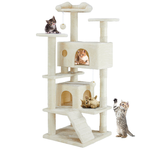 Multi Functional Cat Treehouse Cat Climbing Frame ShopWithASmile7.com