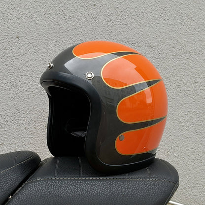 Helmet Half Helmet Retro Helmet FRP Motorcycle Helmet